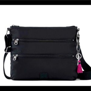 NWT The Sak nylon crossbody in black